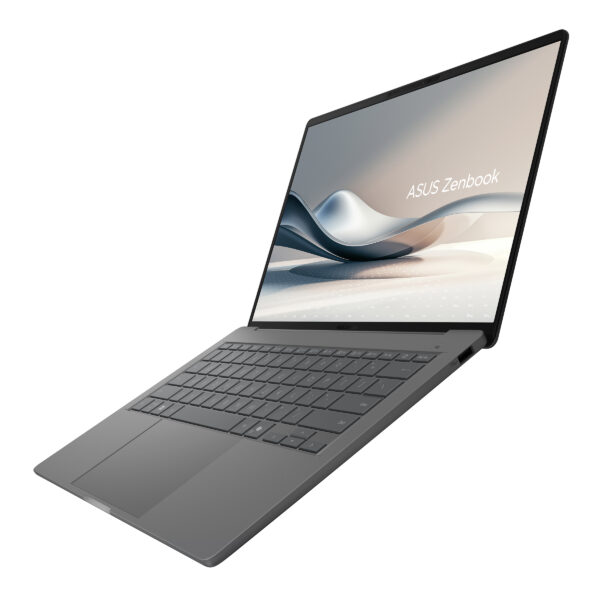 Zenbook UX3407 Product photo Grey 10 ASUS Zenbook A14 OLED UX3407RA (Snapdragon® X Elite X1E 78 100 Processor) Asus Zenbook A14